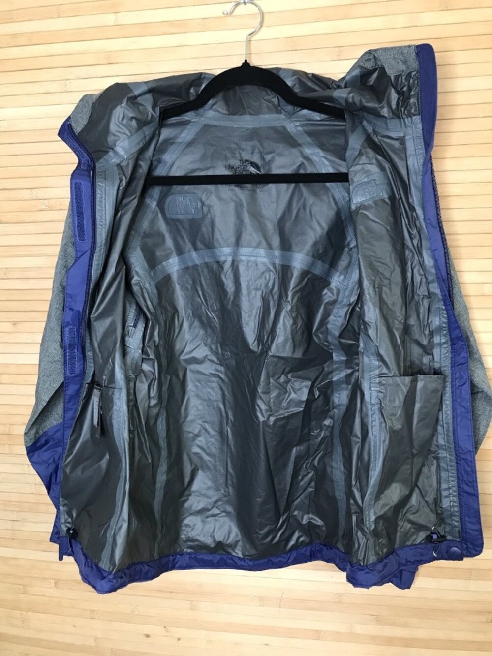 Womens The North Face NF00CAD7 Blue/Grey Full Zip Rain Jacket sz XS - Picture 7 of 9